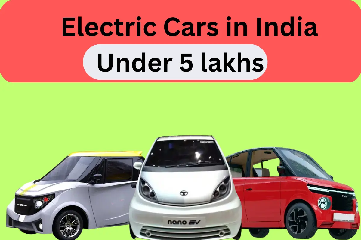 Best Budget Electric Cars in India Under 5 Lakhs in 2024